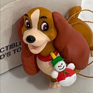 Disney Christmas Magic‎ Lady Ornament #26231-129 Vintage Collectible w Box